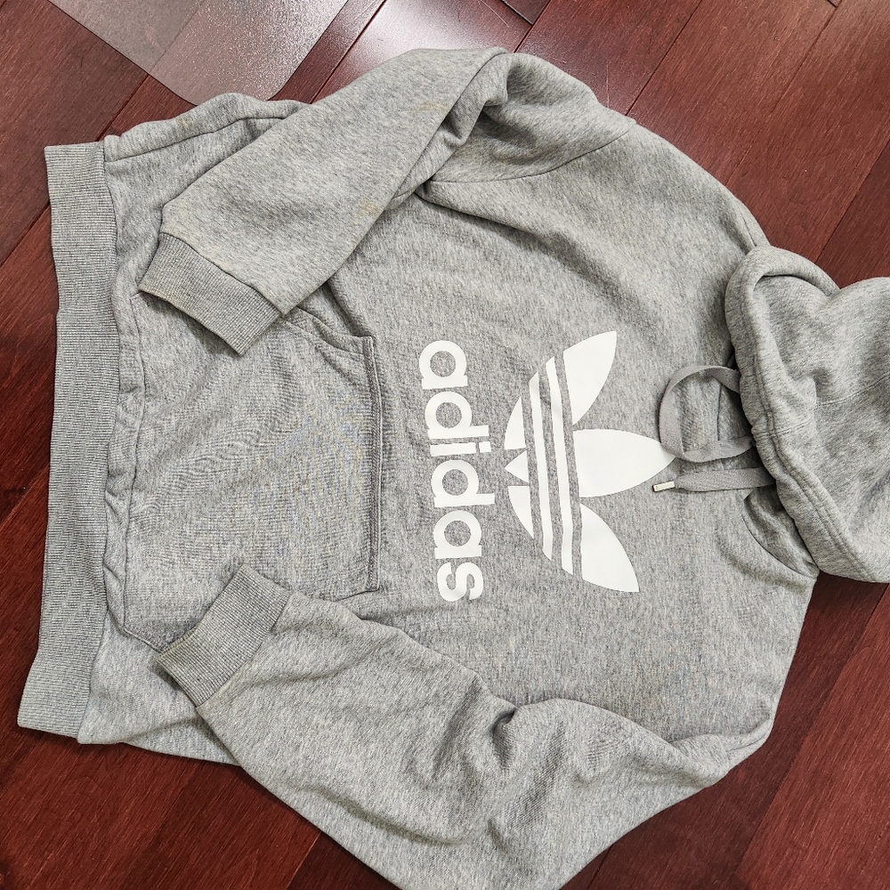 Addidas Grey Hoodie